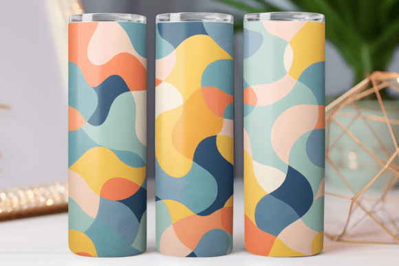 Abstract Art Tumbler Wrap Skinny Photos: A Designer's Hands-On Review for Embroidery Projects