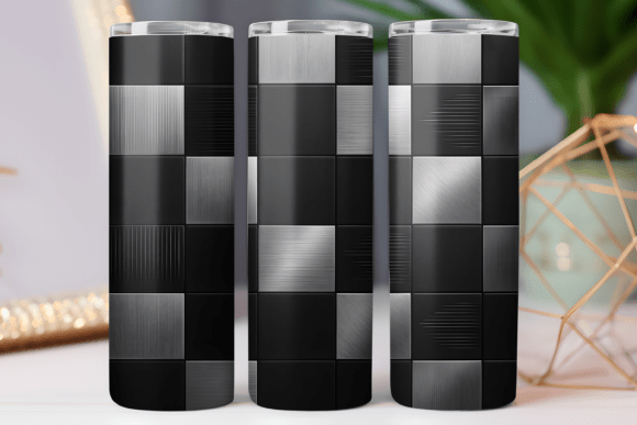 Black White Pattern Tumbler Wrap 20oz Freebies Graphics Review