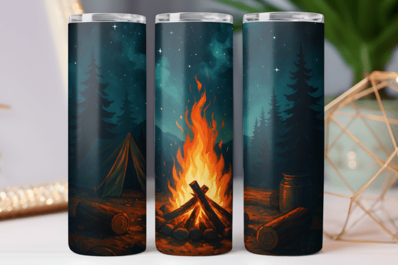 Camping Tumbler Wrap 20oz Photo Design: Graphics & Freebies Review