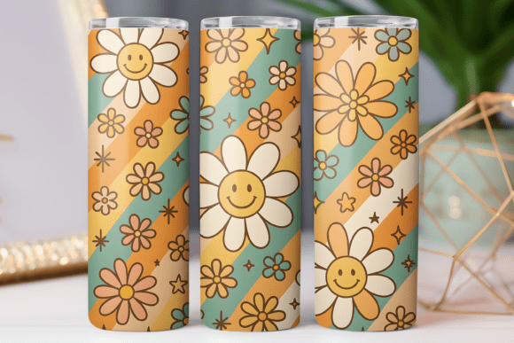 Daisy Retro Floral Tumbler Wrap: A Designer’s Review