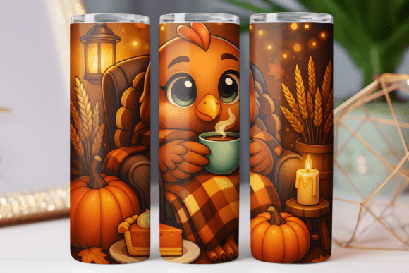 Fall Season Tumbler Wrap Graphics for Crafters