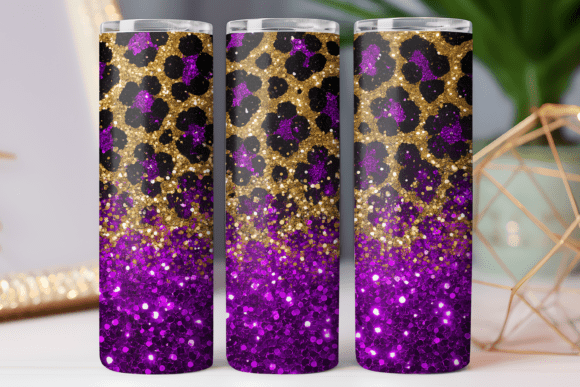 Glitter Marble Tumbler Wrap Design Art & Free Graphics