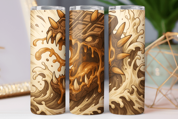 Kawaii Food Art Tumbler Png Design Wrap: Freebies & Graphics Review