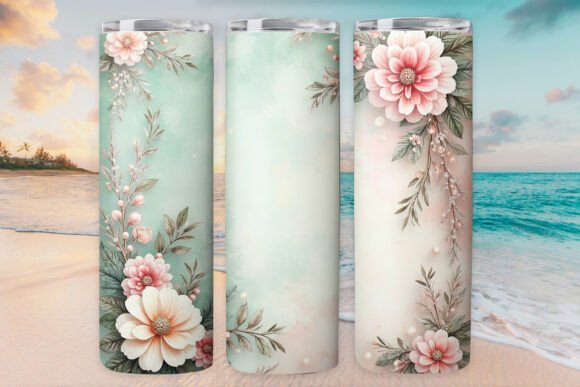 Leopard Glitter Tumbler Wrap 20oz Floral: A Graphics Freebie Review