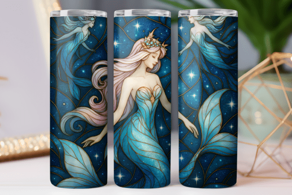 Mermaid Tumbler Wrap 20oz Skinny Photos: Free Graphics Review