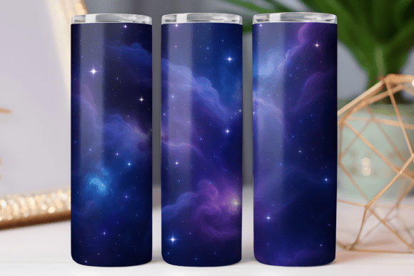 Sky Abstract Pattern Tumbler Wrap 20oz: Graphics & Tumbler Wraps