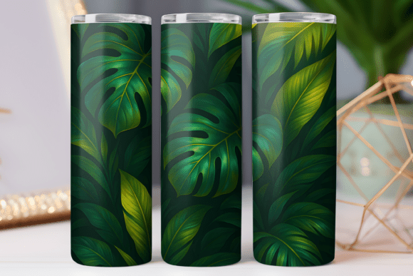 Tropical Pattern Tumbler Photo PNG Wrap: Graphics & Tumbler Wraps