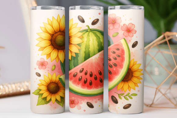Watermelon Tumbler Wrap 20oz Photos Art Graphics Freebies